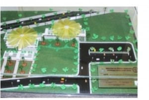 Maquete do Instituto Nacional de Pesquisas do Pantanal